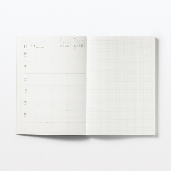 Diario de Planificación Mensual/Semanal 2025 ‐ Cuaderno Kraft ‐ B6