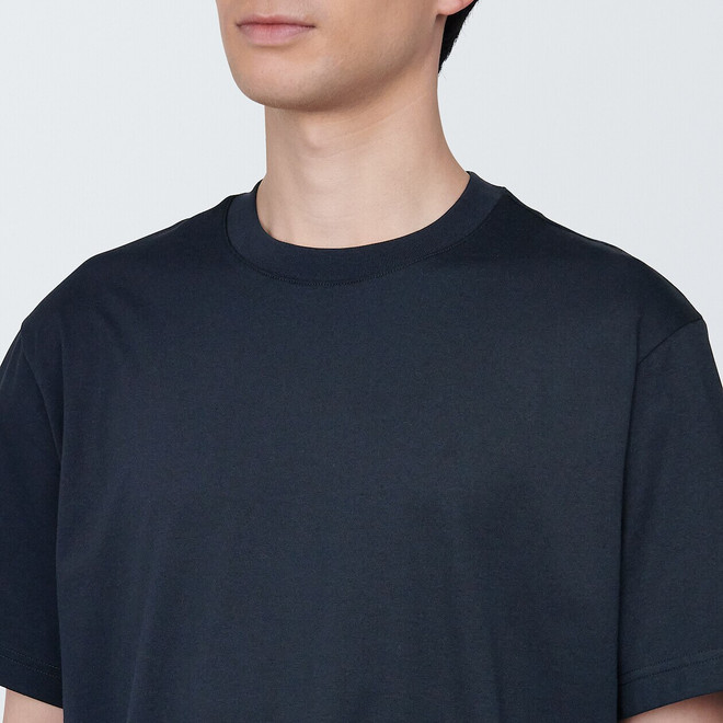 Camiseta de algodón con cuello redondo 17423