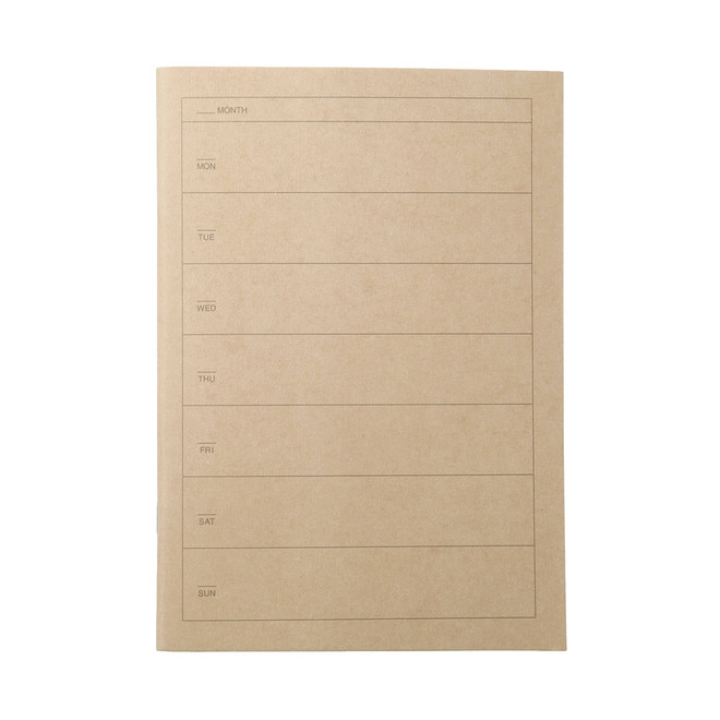 Cuaderno de planificación semanal