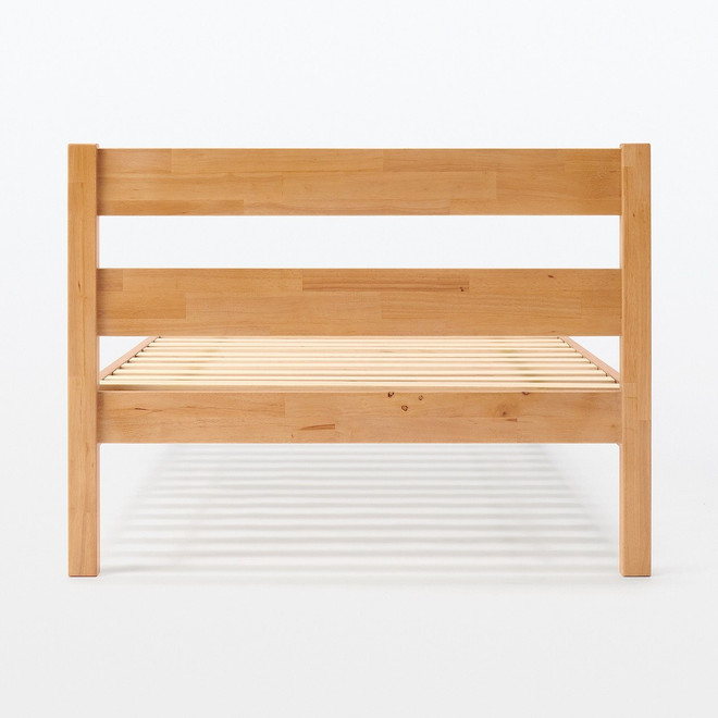 Cama doble grande de Rubberwood