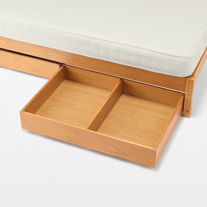 Cama doble grande de Rubberwood