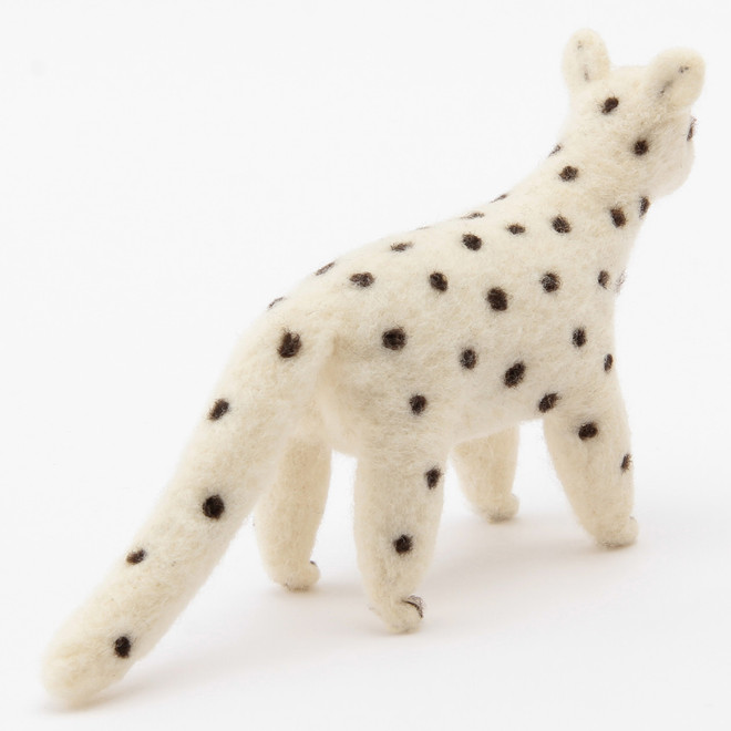 Leopardo de fieltro..
