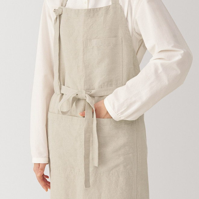 Delantal de lino