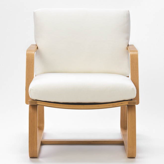 Brazo de silla de sofá de salón/comedor de roble