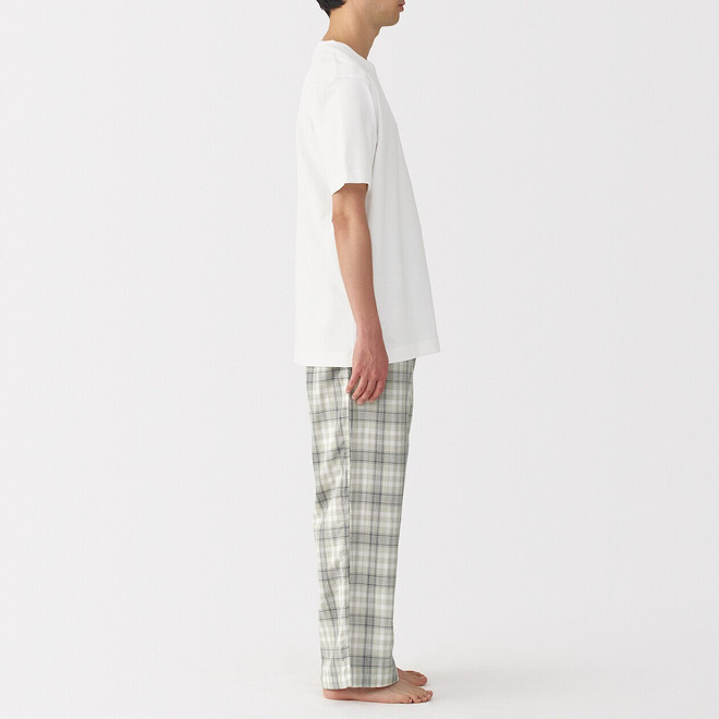 Conjunto para estar en casa con pantalón de doble gasa para hombre