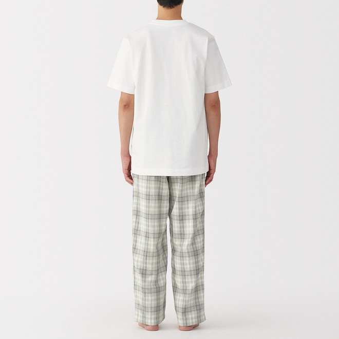 Conjunto para estar en casa con pantalón de doble gasa para hombre