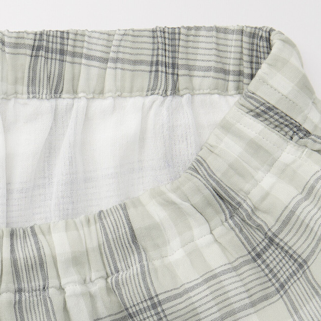 Conjunto para estar en casa con pantalón de doble gasa para hombre