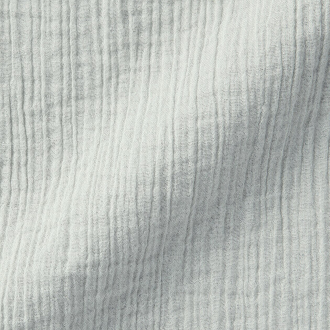 Cardigan largo de gasa crepé para mujer