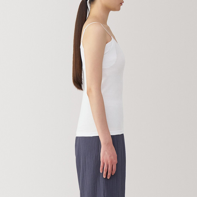 Camisola de algodón que absorbe la humedad con almohadilla para sudor para mujer