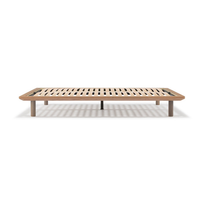 Unidad principal de Cama de nogal con plataforma ‐ Doble grande