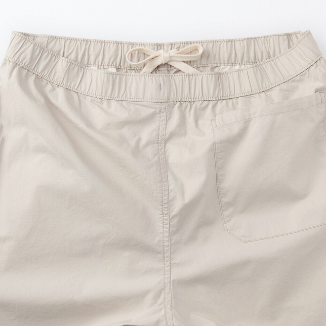 Pantalones cortos y anchos de algodón lavado para hombre