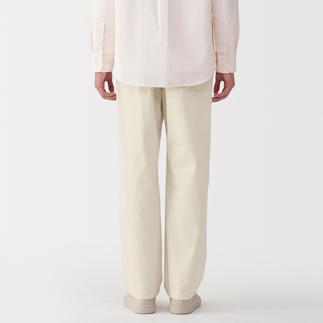 Pantalón de corte cómodo y denim lavado para hombre  Natural