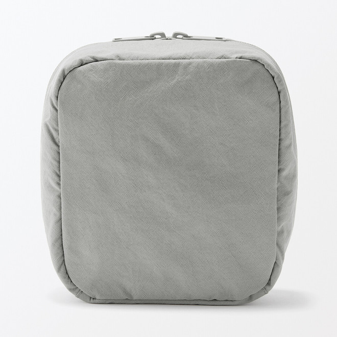 Neceser de maquillaje de nailon texturizado