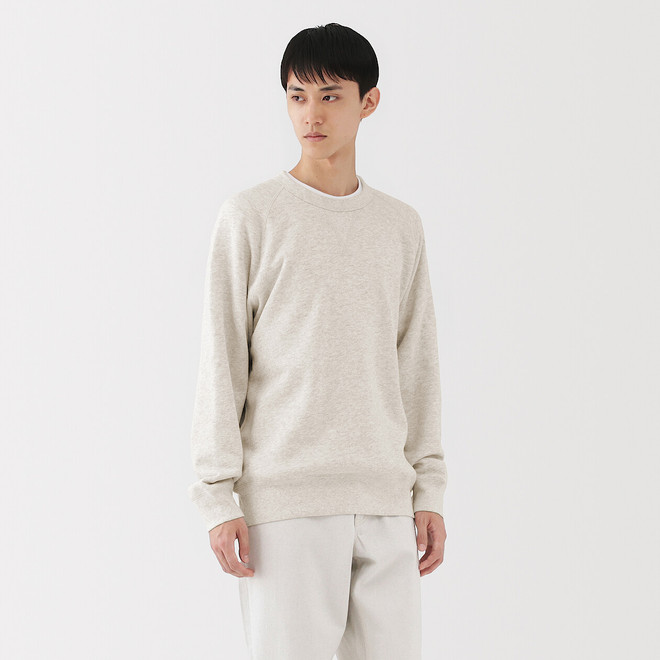 Sudadera de punto tradicional de algodón para hombre