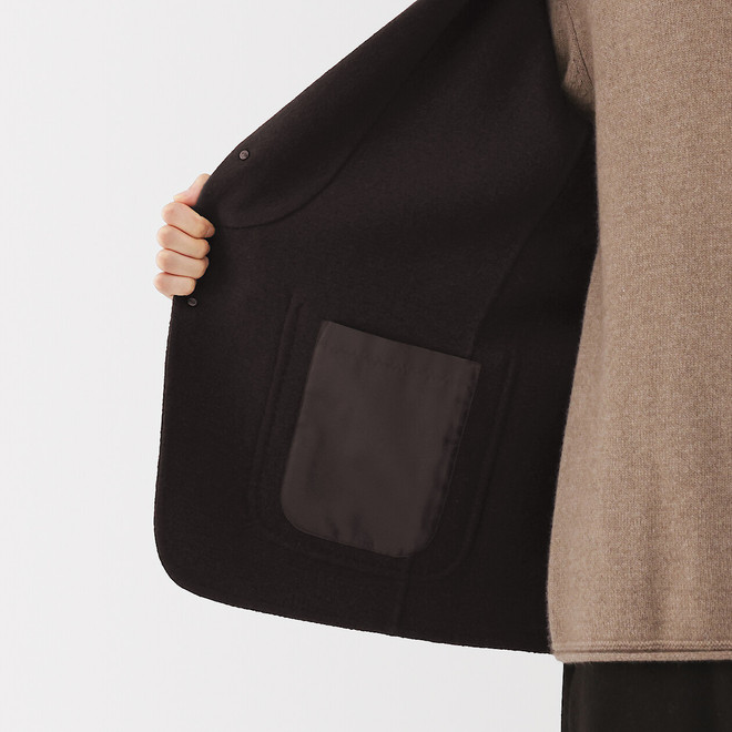 Chaqueta de mezcla de cachemira reciclada para hombre