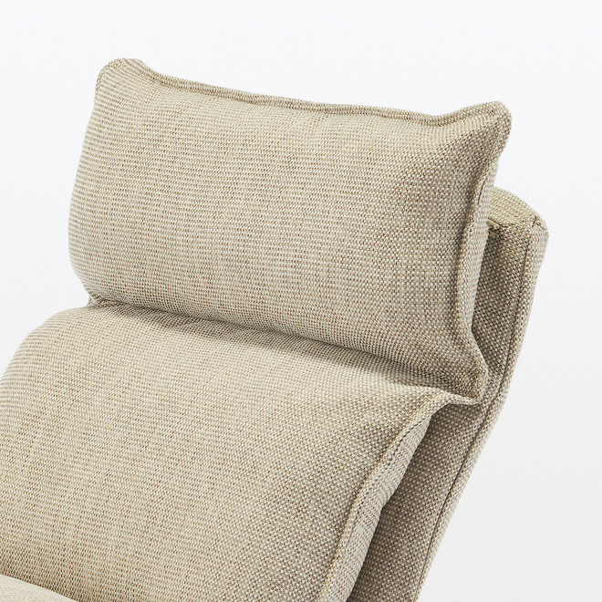 Silla reclinable de respaldo alto – Beige