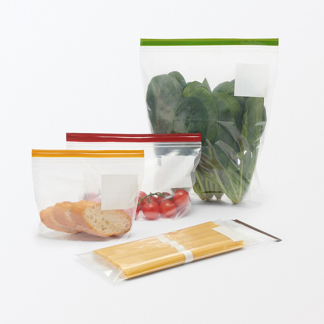 Bolsas de doble sello para alimentos y congelador - Largas, paquete de 16