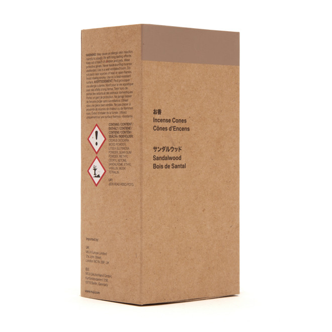 Conos de incienso de sándalo - Lote de 20