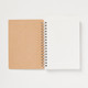 Cuaderno de doble anilla punteado, Beige, A6