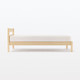 Cama individual de madera de pino...