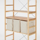 Caja de almacenamiento blanda Rectangular, 37x26x34cm