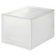 Cajón de almacenamiento apilable en PP ‐ 44.5cm ‐ estrecho  L
