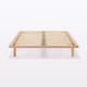 Cama de roble con plataforma Doble