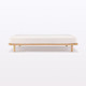 Cama de roble con plataforma Doble