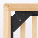 Cama de roble con plataforma Doble