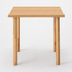 Tablero de roble para mesa 80x80cm