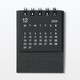 Mini Calendario de Escritorio (Dic 2024 ‐ Dic 2025) ‐ Negro