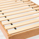 Cama doble grande de Rubberwood