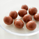Frambuesas cubiertas de chocolate con leche