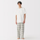 Conjunto para estar en casa con pantalón de doble gasa para hombre