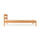 Cama doble de Rubberwood