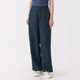 Pantalones de lino y pierna ancha para mujer