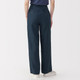 Pantalones de lino y pierna ancha para mujer