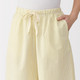 Pantalón corto de estar en casa de seersucker para mujer