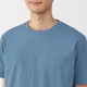 Camiseta de algodón de manga corta y cuello redondo para hombre