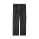 Pantalón de corte cómodo y denim lavado para hombre ‐ Negro