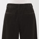 Pantalón ancho plisado de pana en mezcla de capoc para mujer