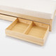 Cama super king de madera de pino