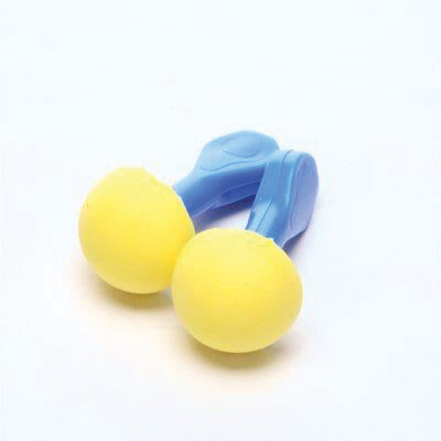 E-A-R™ Express™ Pod Plugs™ 321-2100 Uncorded Reusable Earplugs, Regular, Yellow/Blue, 400 Pairs/Case