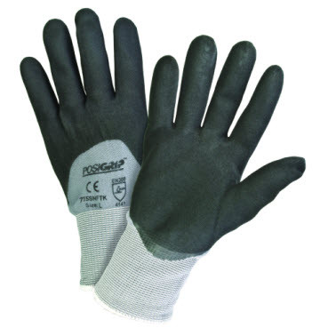 PosiGrip® Black Microfoam Nitrile Gloves