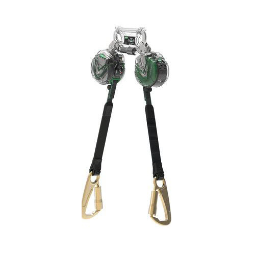 CABLE PFL, 10' (3m), single-leg, 36CSN snaphook, steel carabiner (top), Clear