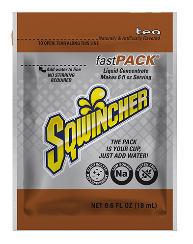 Sqwincher® Fast Pack® Tea, 50/Pack