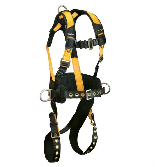 FallTech® Journeyman Flex® 70354XL 3D Construction Style Full Body Harness, 425 lb Load Capacity, 4X - 70354XL
