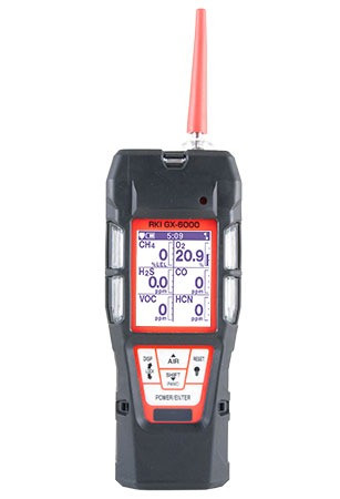 RKI GX-6000 LEL/O2/H2S/CO, PUMPED - RENTAL