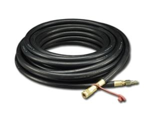 Supplied Air Hose, Industrial Interchange Fittings, 25 ft., 3/8 in ID, High Pressure - W-9435-25