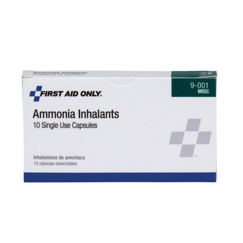 First Aid Only® 9-001-001 Inhalant Capsule, 0.3 mL, 10/Box